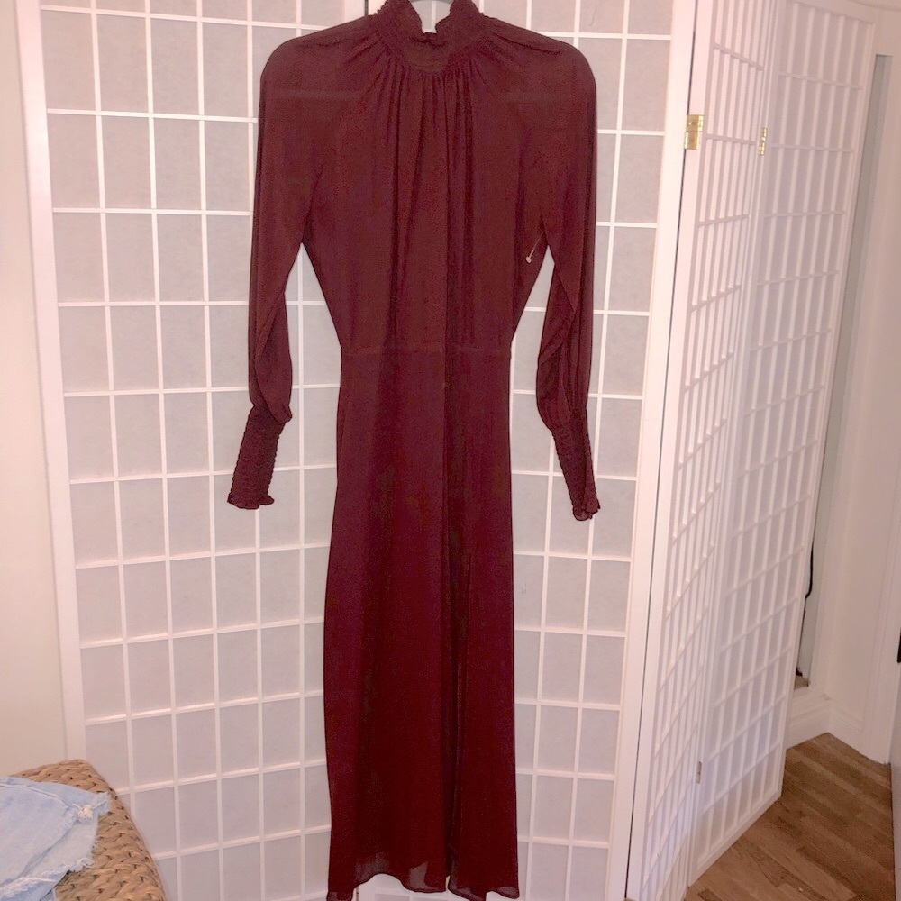 Reformation Long Slit Dress Size 2